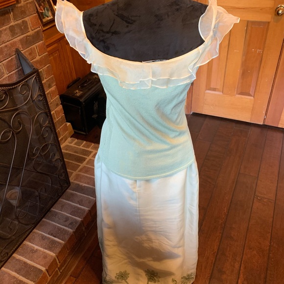 Kate Unger green long special occasion formal 2/pc - Picture 4 of 8